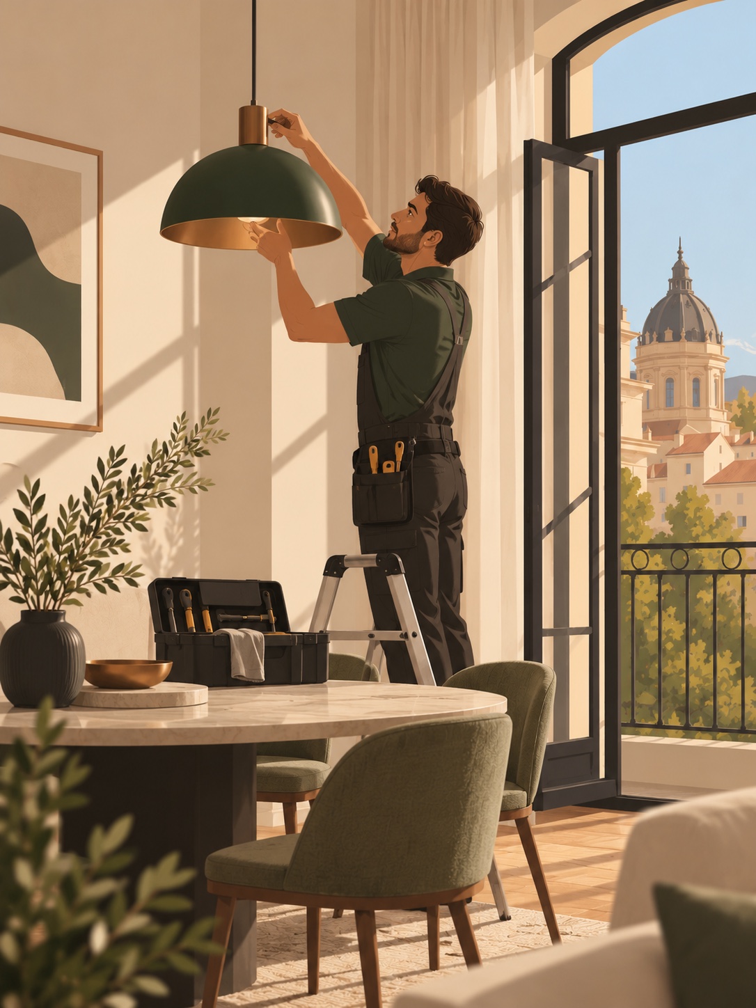 Property maintenance and lighting care